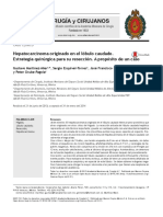 Hepatocarcinoma Originado en El L Bulo Caudado Estrategia Q 2015 Cirug A y