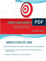 Credit and Credit Administration Latest