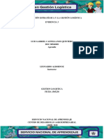 Evidencia 3 La Planeación Estrategica y La Gestion Logistica