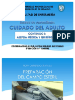 6 Preparación Del Campo Esteril