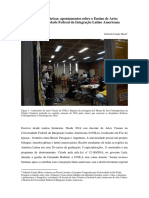 Navegar Entre Fronteiras Apontamentos Sobre o Ensino de Artes Visuais Na Universidade Federal Da Integração Latino Americana 2 PDF