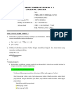 Tugas Akhir Terstruktur Modul 1 Logika Matematika Indra