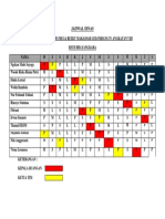 JADWAL DINAS