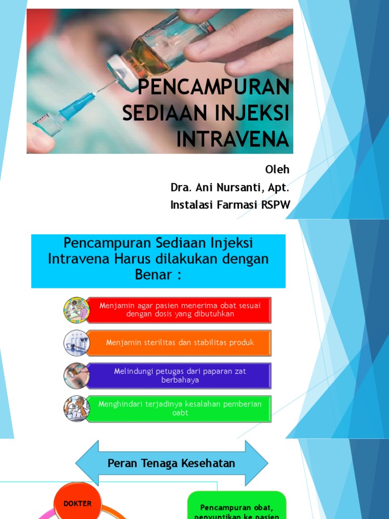 Panduan Pencampuran Injeksi IV | PDF