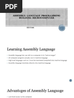 Assembly Language Programming Building Microcomputer