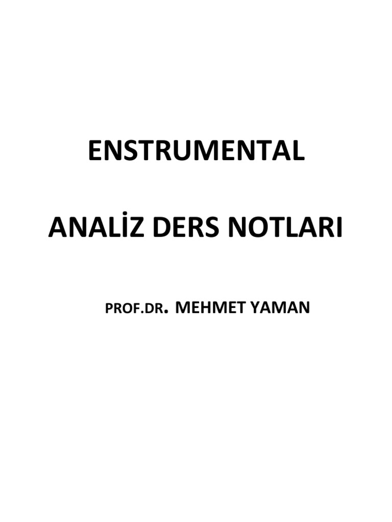 Ens Dersnotu | PDF