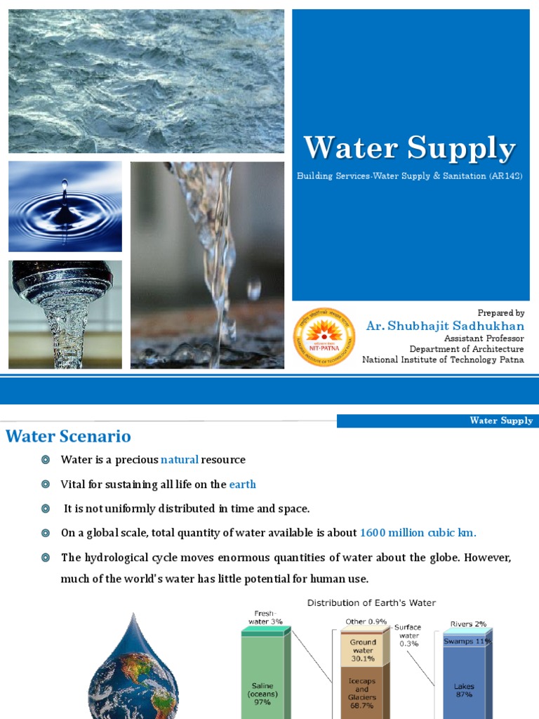 Water Supply in Building Services | PDF | Water Purification | Filtration