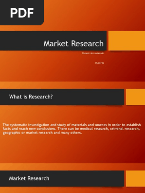 Market Research