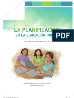Orientaciones para la  Planificación Curricular en Educación Inicial