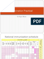 Vaccination Practical: DR Hajer Elkout