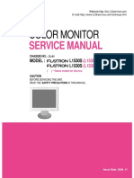 Color Monitor Service Manual