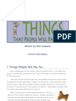 7 Things People Will Pay For
