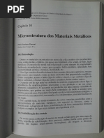10 - Microestrutura Dos Materiais Metálicos