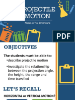 Projectile Motion: Motion in Two Dimensions