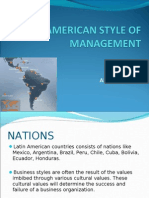 Latin American Style of Management