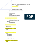 Soal Pretest Anatomi Pertama Jantung Pembuluh Darah Dan Limfa Kelas A