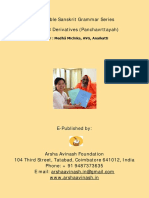 Enjoyable Sanskrit Grammar Series Volume 3 Derivatives (Panchavrttayah)