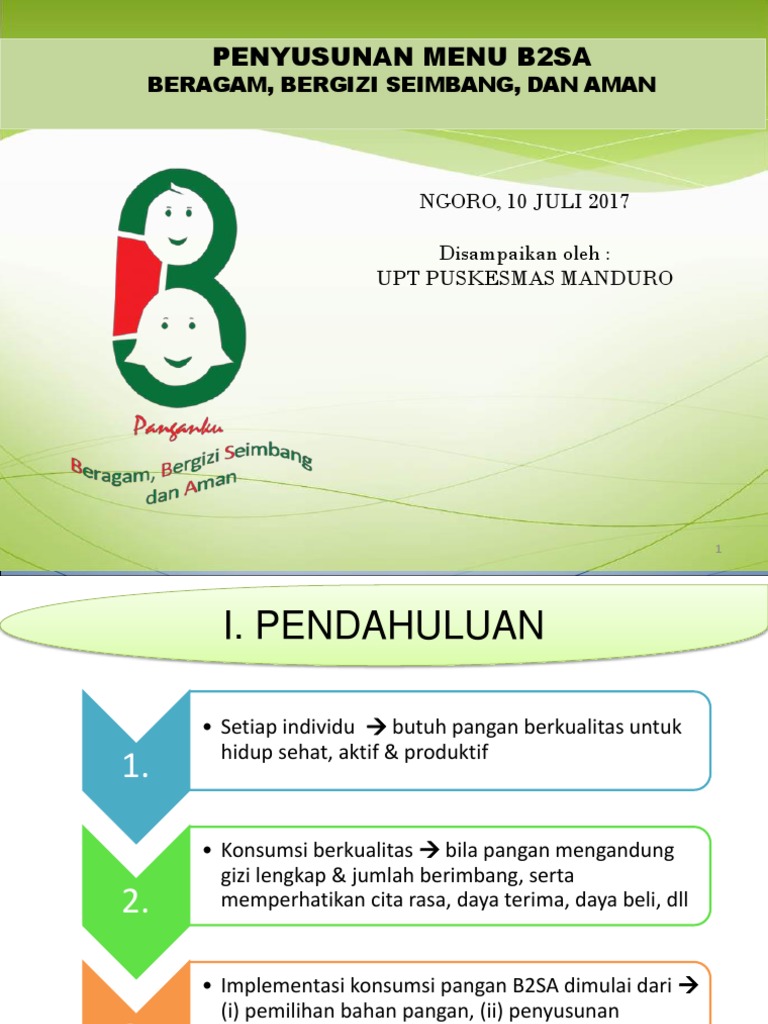 Menu Sehat B2SA untuk Keluarga | PDF | Memasak, Makanan, & Anggur ...
