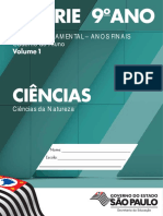 8 A SÉRIE 9 o ANO CIÊNCIAS. Caderno Do Aluno Volume 1. Ciências Da Natureza ENSINO FUNDAMENTAL ANOS FINAIS PDF