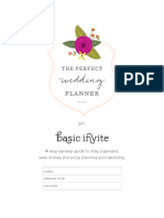 The Perfect Wedding Planner - Basic Invite