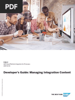 Developer's Guide: Managing Integration Content: Public SAP Cloud Platform Integration For Processes 2019-02-15