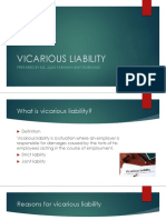 Vicarious Liability: Prepared by Ms. Julia Farhana Binti Rosemadi