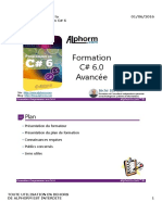 Ressources Formation Programmer en C Sharp 6 PDF