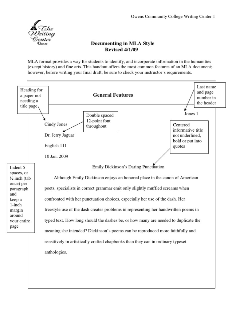 MLA Style Documentation Guide | PDF