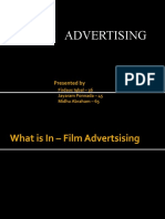 In-Film Advertising: Presented by