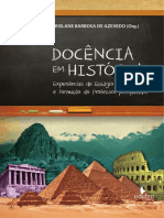 Azevedo (2017) Docência em História - Formação Do Professor Pesquisador PDF