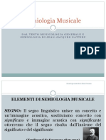 Semiologia Della Musica