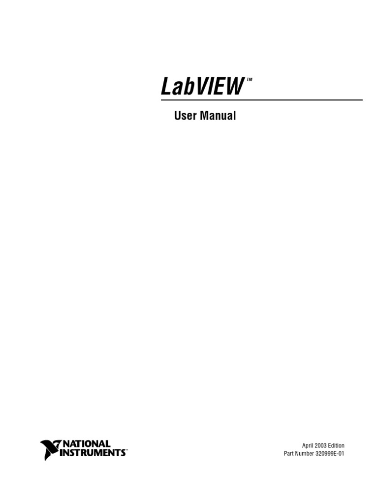 Labview Manual | PDF