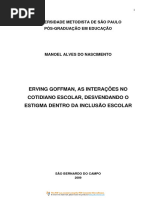 Erving Goffman, As Interaçoes No Cotidiano Escolar, Desvendando o Estigma Dentro Da Inclusão Escolar (1)
