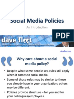 Social Media Policies ~ An Introduction