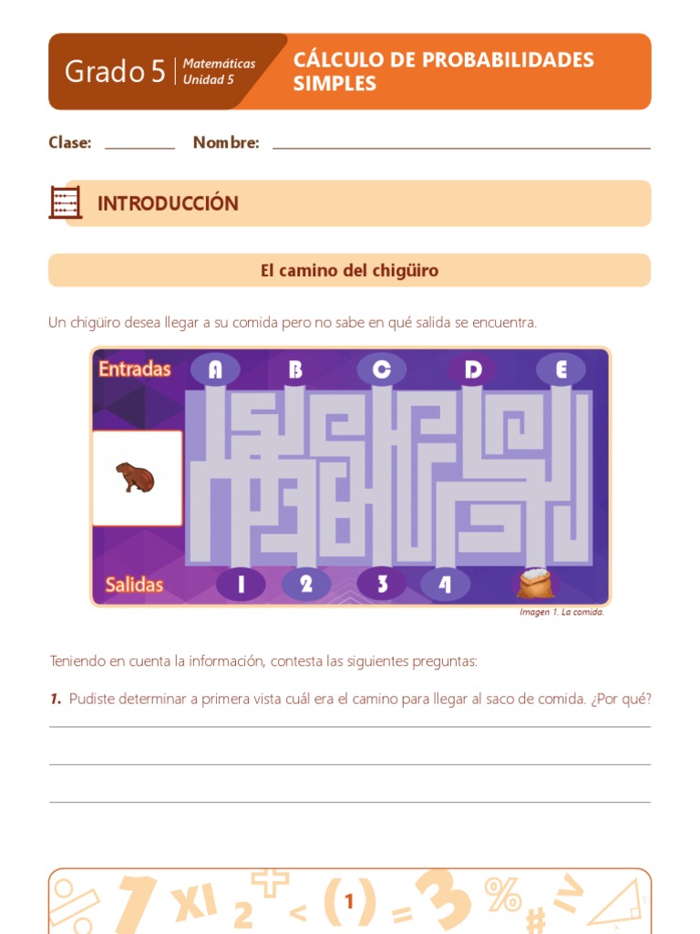 Actividades de Probabilidad para Secundaria | PDF | Ruleta | Probabilidad