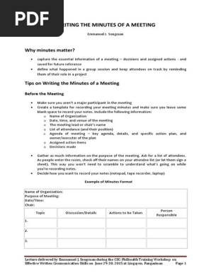 Wriitng the Minutes of Meeting.pdf
