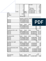 SG, w/c ratio and yield trial mix design