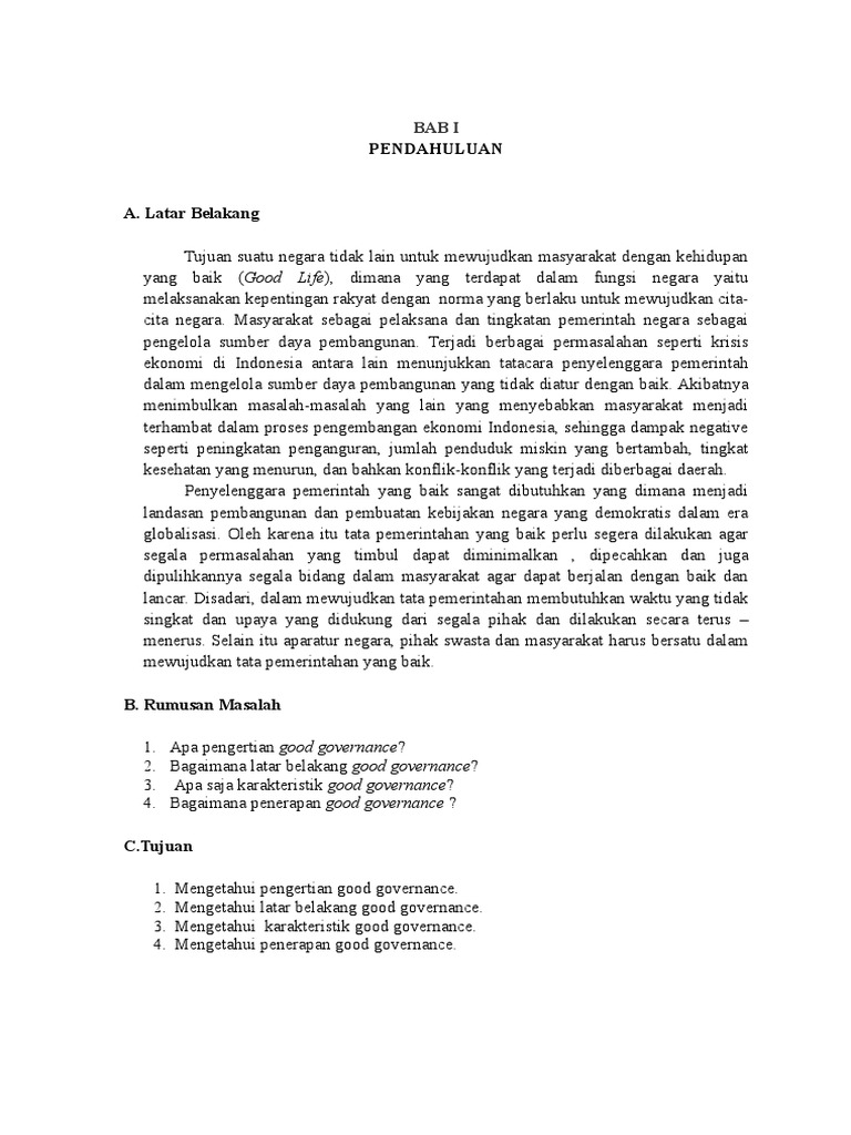Good Governance Doc