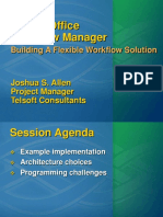 Telsoft Office Workflow Manager: Building A Flexible Workflow Solution