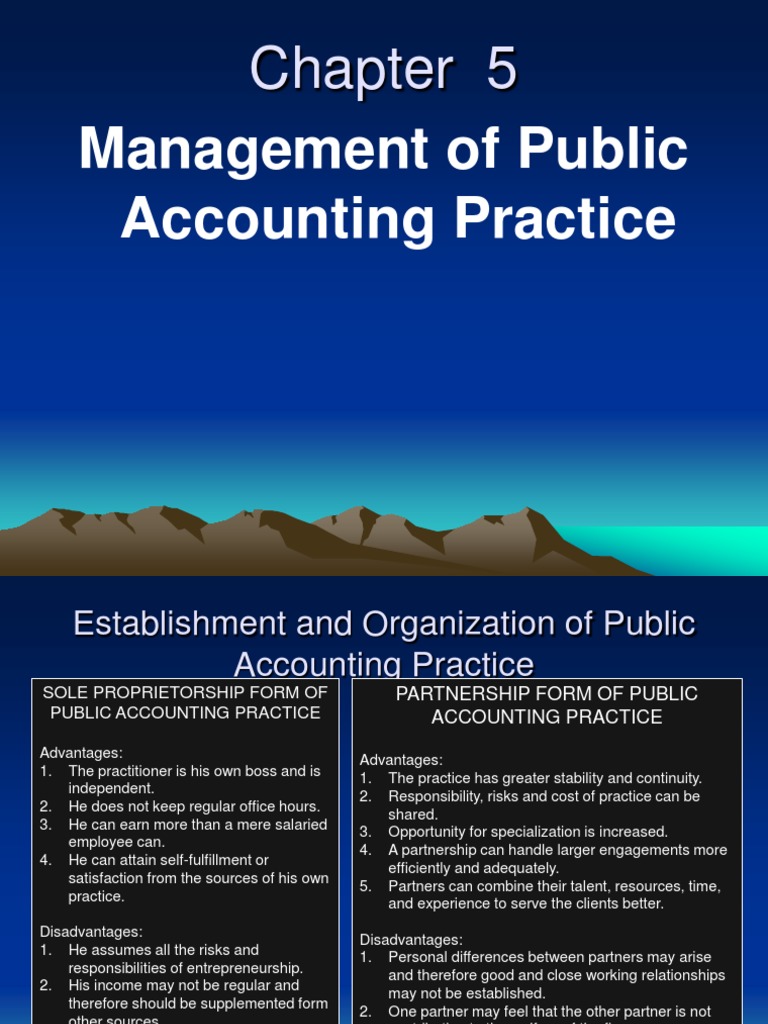 Management of Public Accounting Practice PDF Audit Auditor's Report
