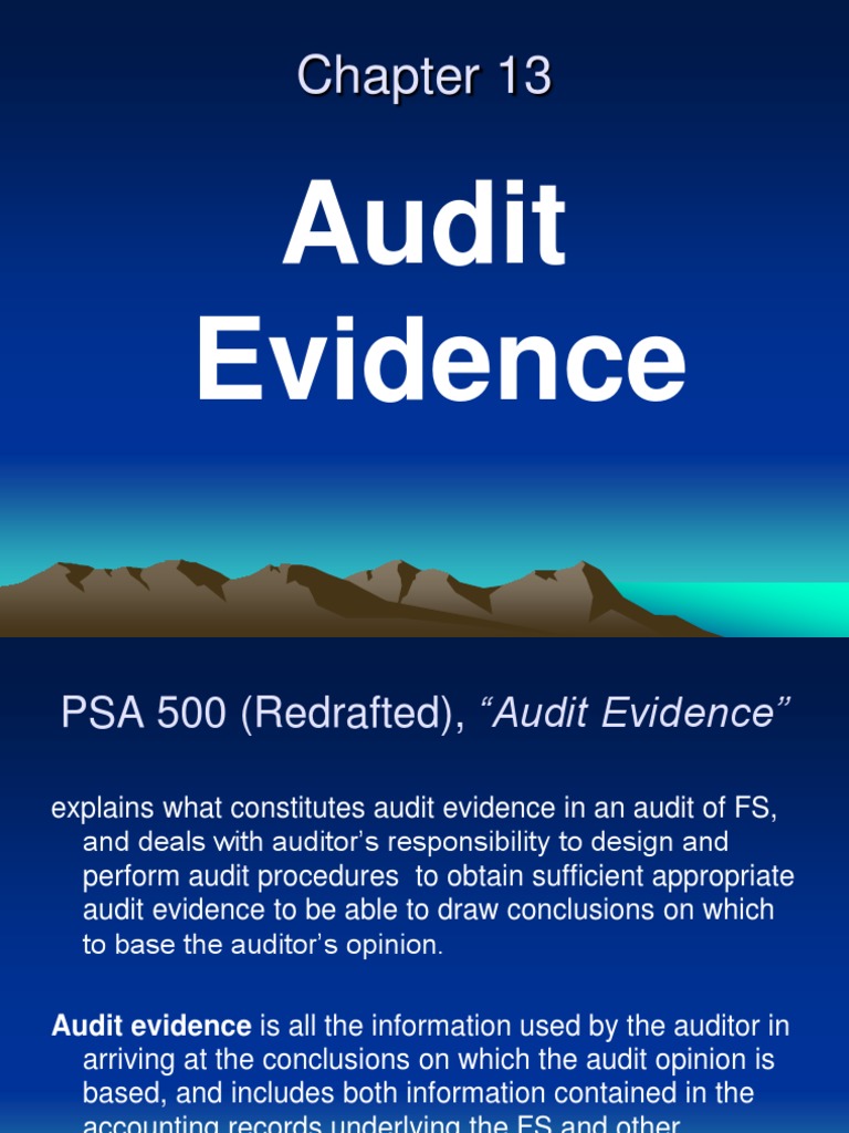Sufficient Appropriate Audit Evidence | PDF | Audit | Service Industries