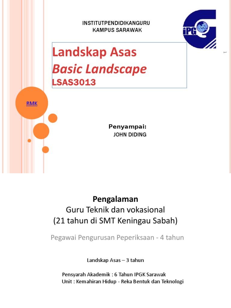 Landskap Asas Topik 1 Pdf
