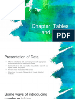 Chapter: Tables and Graphs