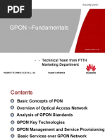 GPON - Fundamentals: Technical Team From FTTH