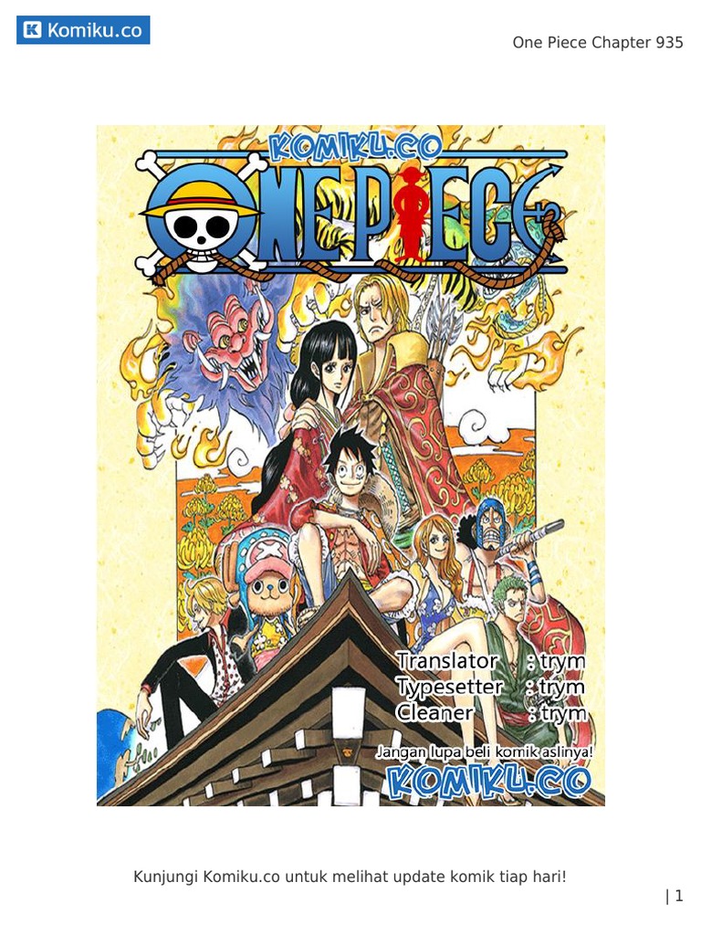 One Piece Chapter 935