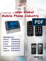 Nokia Under Global Mobile Phone Industry