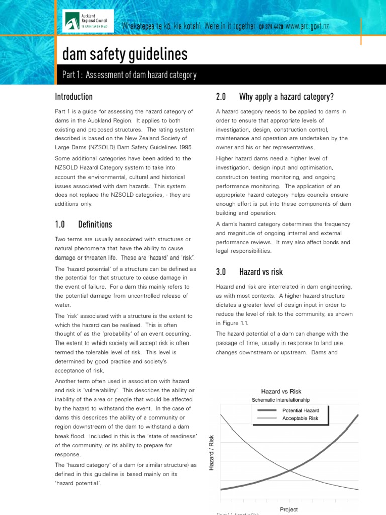 Dam Hazard Category | PDF | Dam | Flood