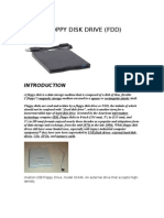 Floppy Disk Drive (FDD) : Imation USB Floppy Drive, Model 01946. An External Drive That Accepts High-Density
