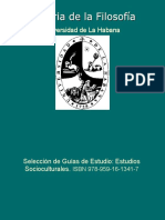 Historia de la Filosofía Universidad Habana