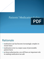 Patients' Medication Safety